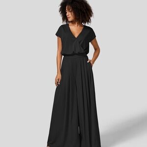 Halara work jumpsuit size small black